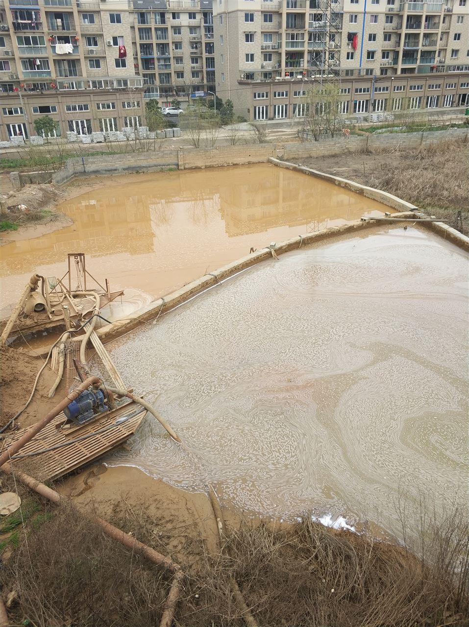 都江堰沉淀池淤泥清理-厂区废水池淤泥清淤
